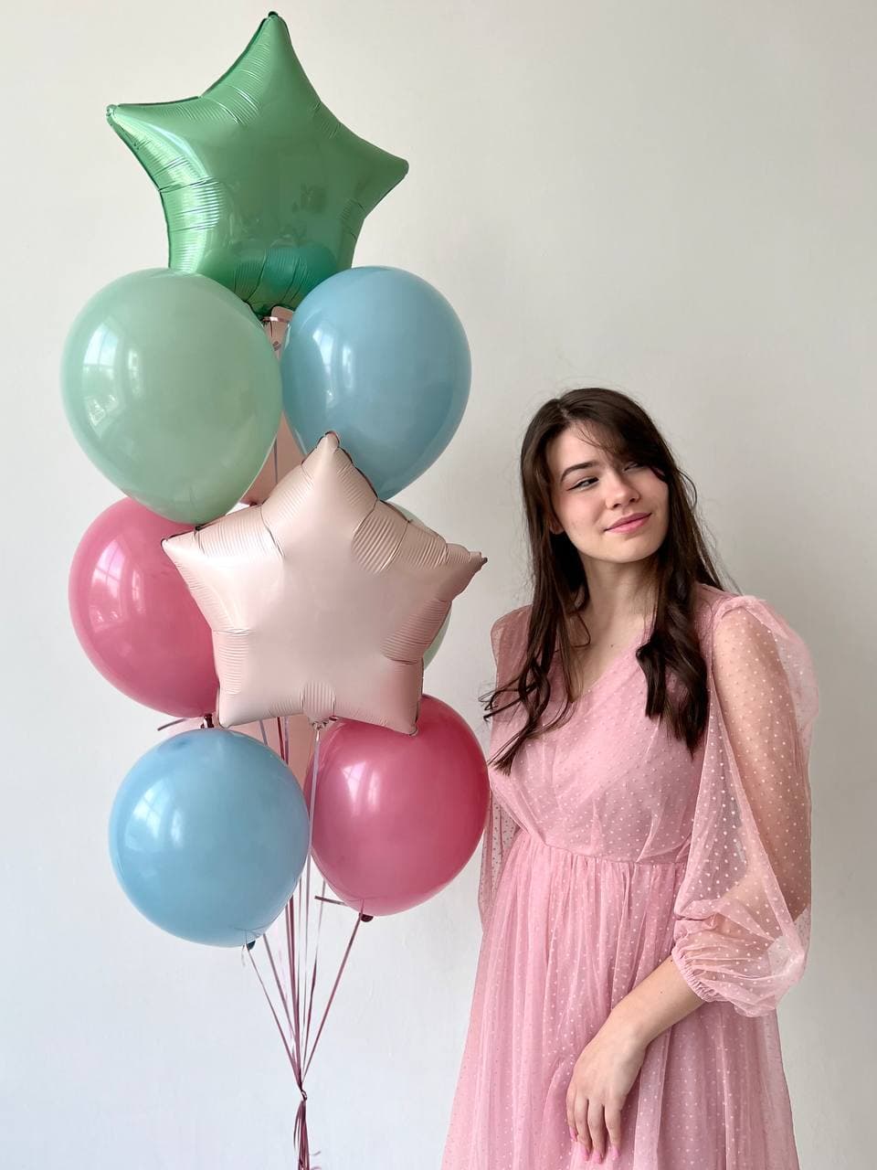 Композиция из шаров «морской единорог»