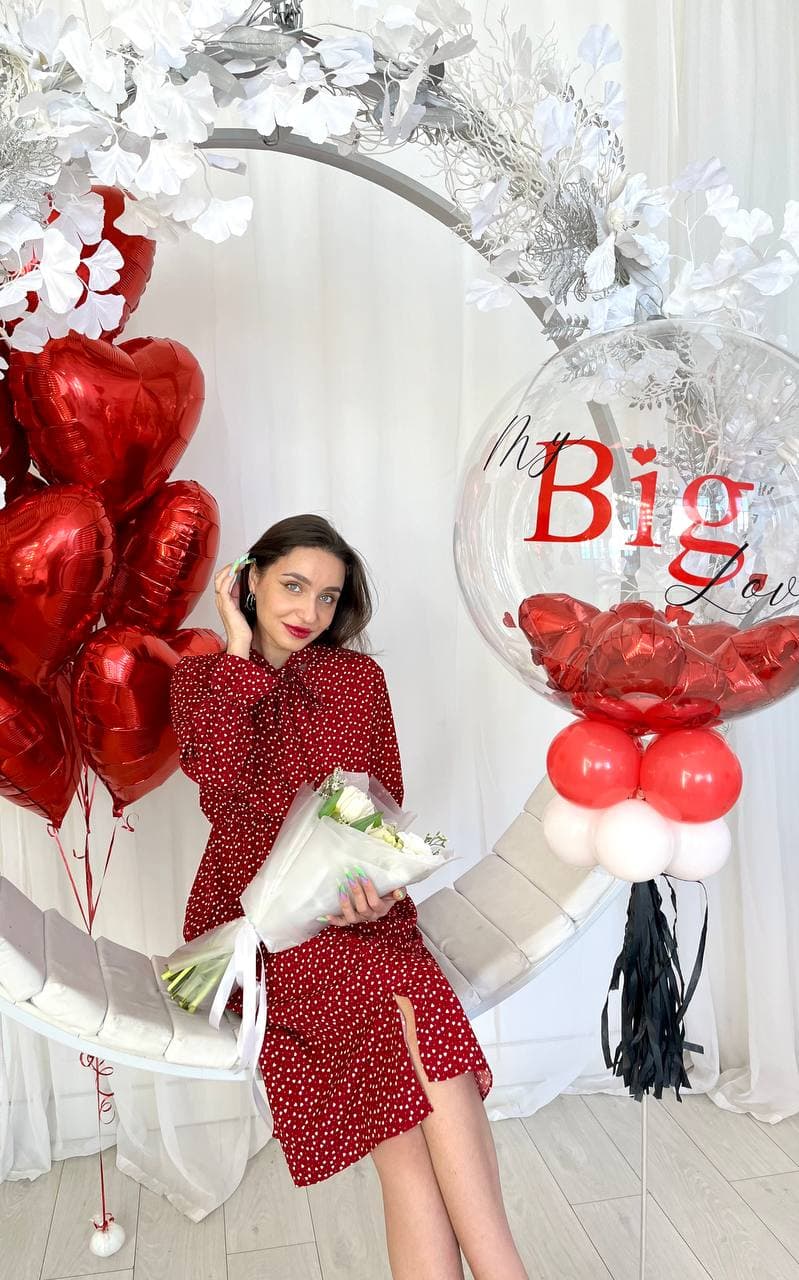 Композиция из шаров «Моя большая любовь»