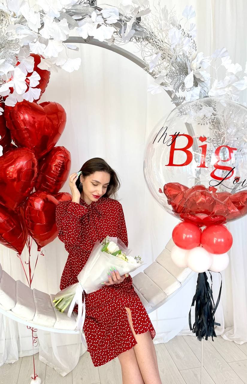 Композиция из шаров «Моя большая любовь»