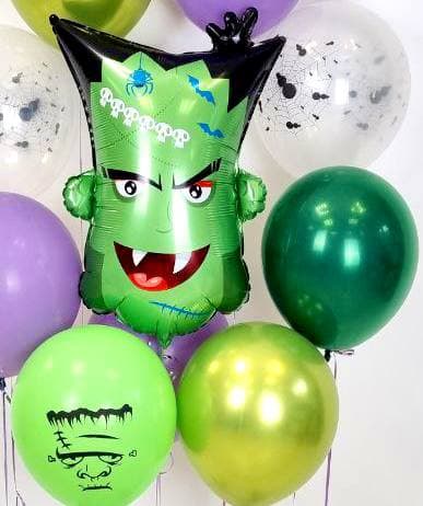 Композиция из шаров на грузах «Франкенштейн»
