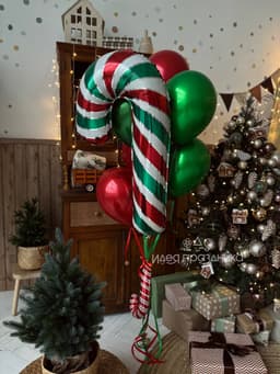 Композиция из шаров «Новогодний леденец»