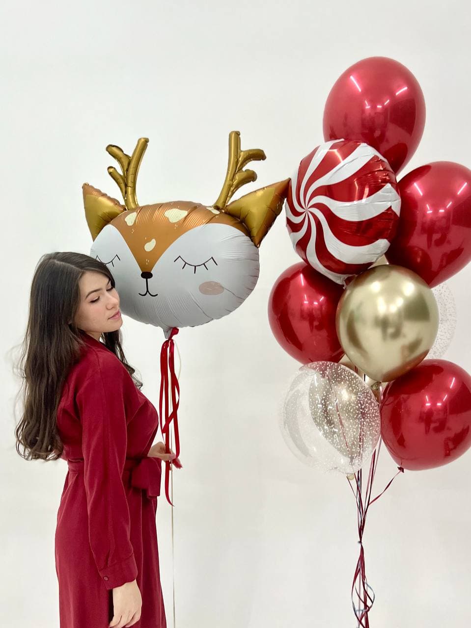 Композиция из шаров «Олененок Бемби»