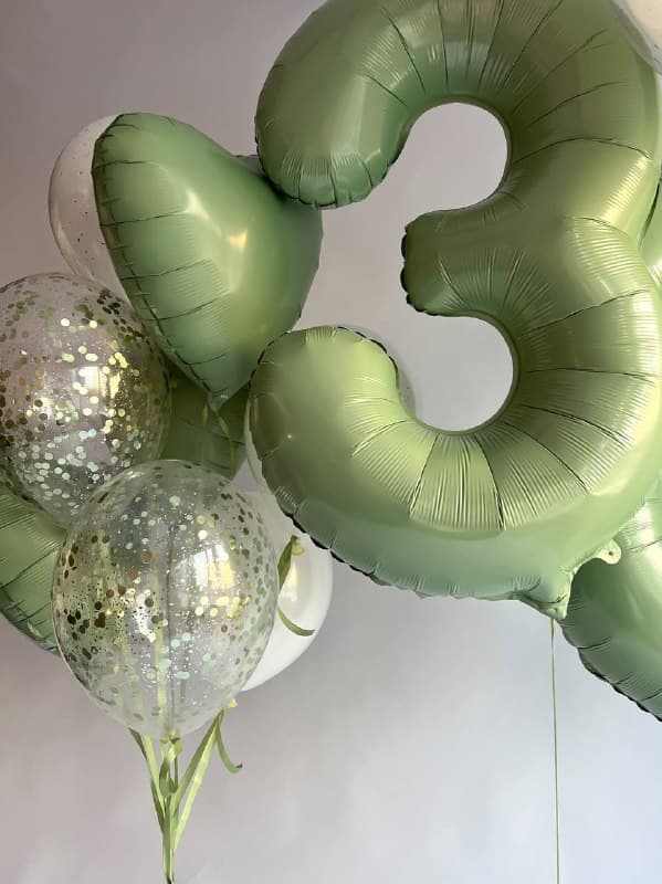 Композиция из Шаров «Оливка»