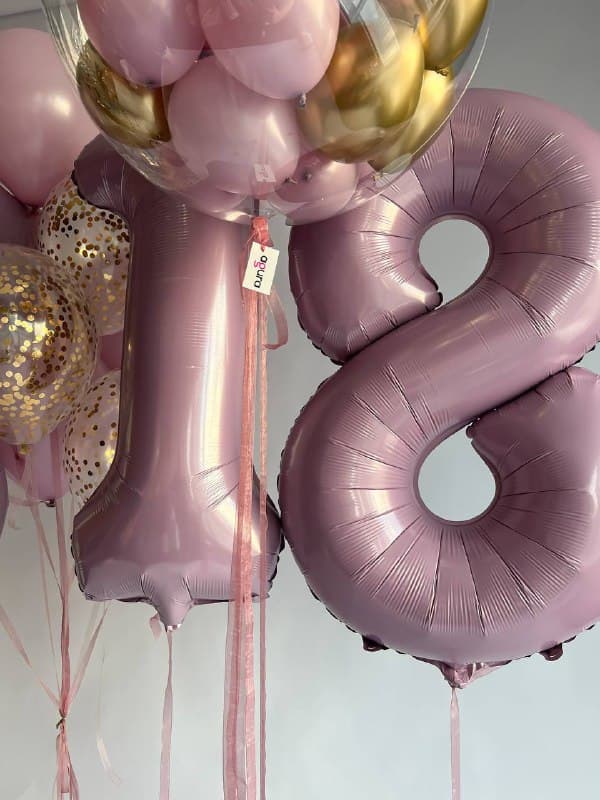 Композиция из шаров «Орхидея»