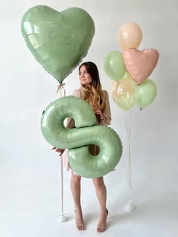 Композиция из шаров «Персиковый сорбет»