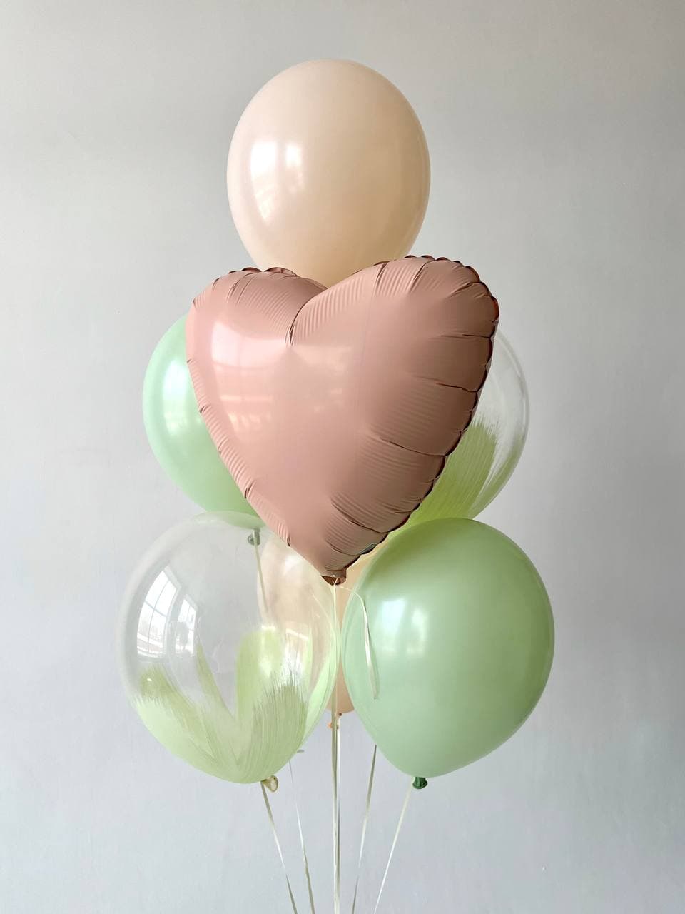 Композиция из шаров «Персиковый сорбет»