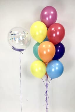 Композиция из шаров "Радуга"
