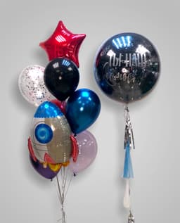 Композиция из шаров "Ракета"