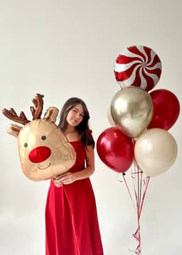 Композиция из шаров «Рудольф»