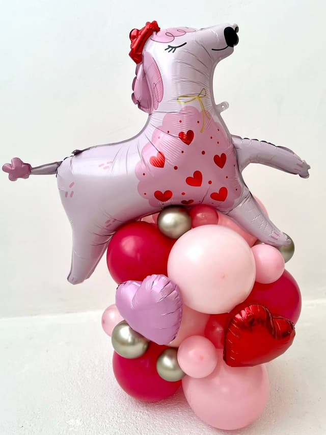 Композиция из шаров с воздухом «Ля Мур» Композиция из шаров с воздухом «Ля Мур»