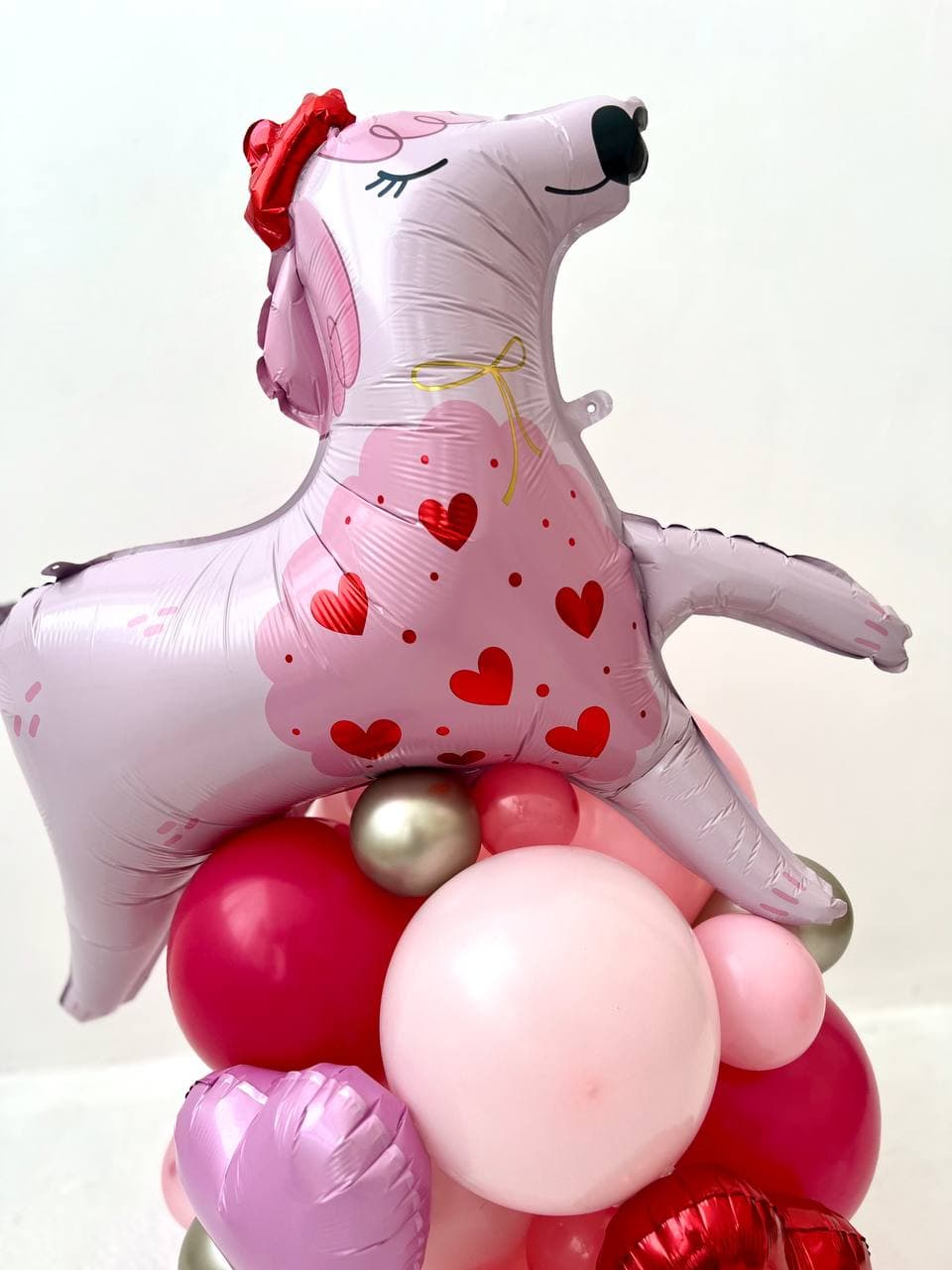 Композиция из шаров с воздухом «Ля Мур»