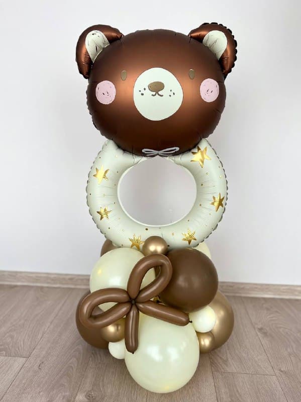 Композиция из шаров с воздухом «Мишка косолапый»