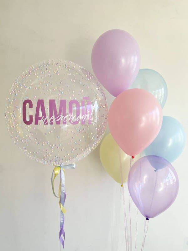 Композиция из шаров "Самой нежной"