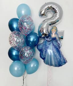 Композиция из шаров "Туфелька для золушки"