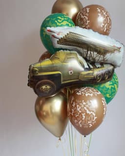 Композиция из шаров «Военная Машина»