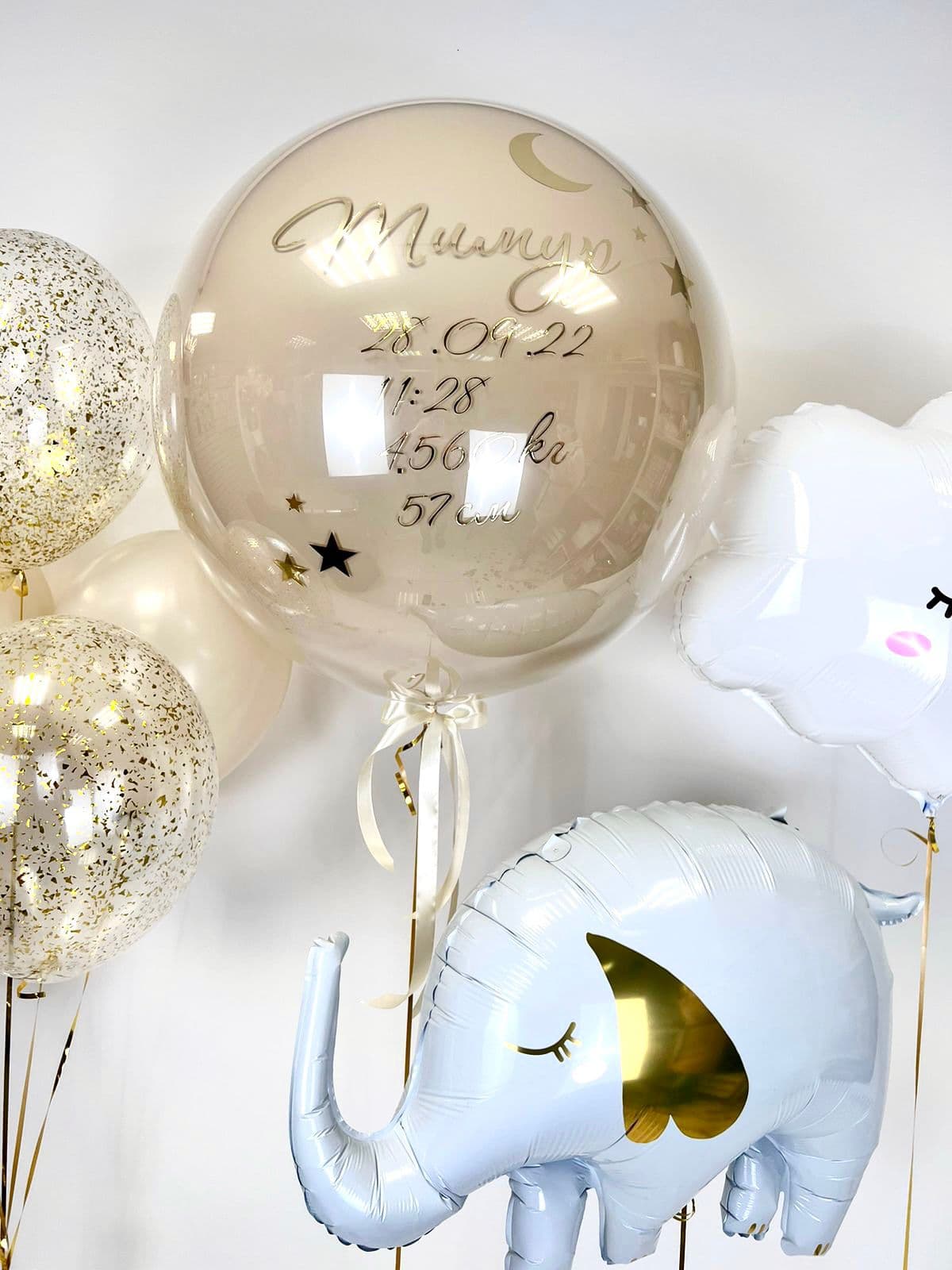 Композиция из шаров «Выписка Нюд»