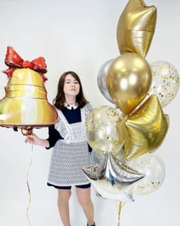 Композиция из шаров «Звон колокольчика»