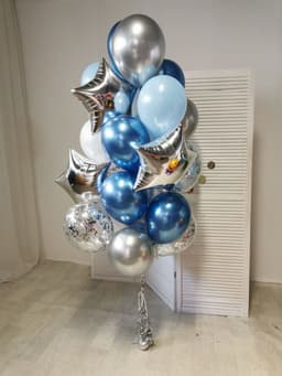 Композиция "Silver and Blue"