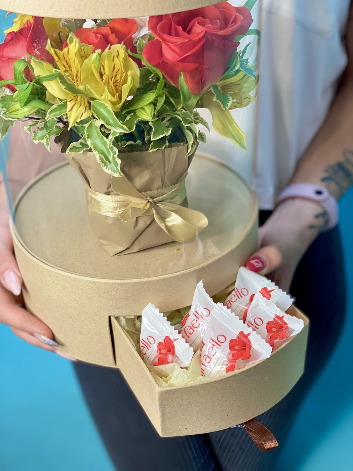 Красочная композиция в аквариуме с сюрпризом №3