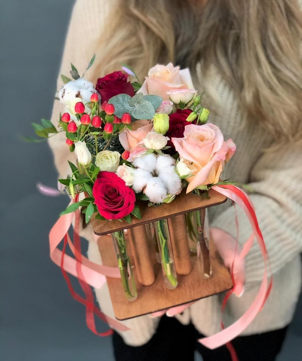 Композиция в пробирках "Фантазия" Уфа