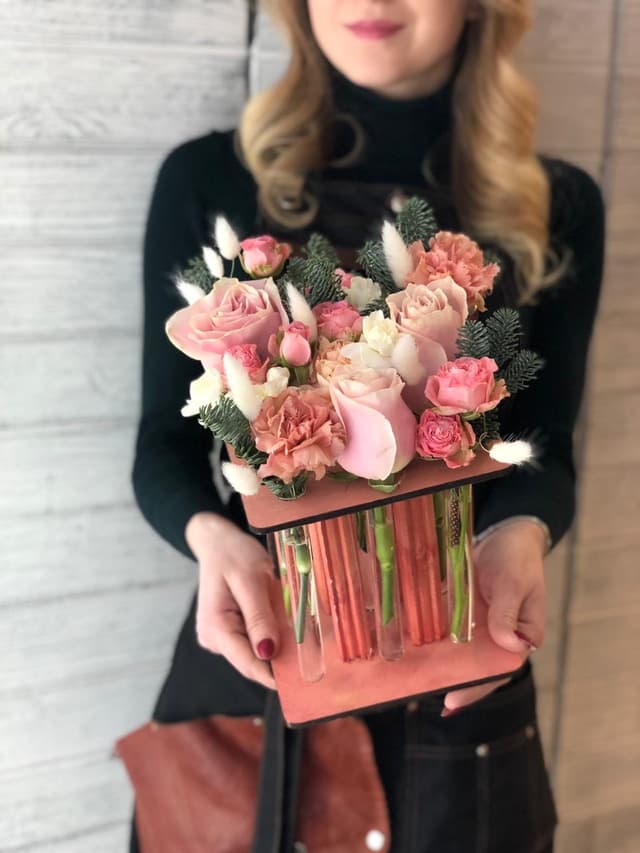 Композиция в пробирках "Мон Амур" Композиция в пробирках "Мон Амур"