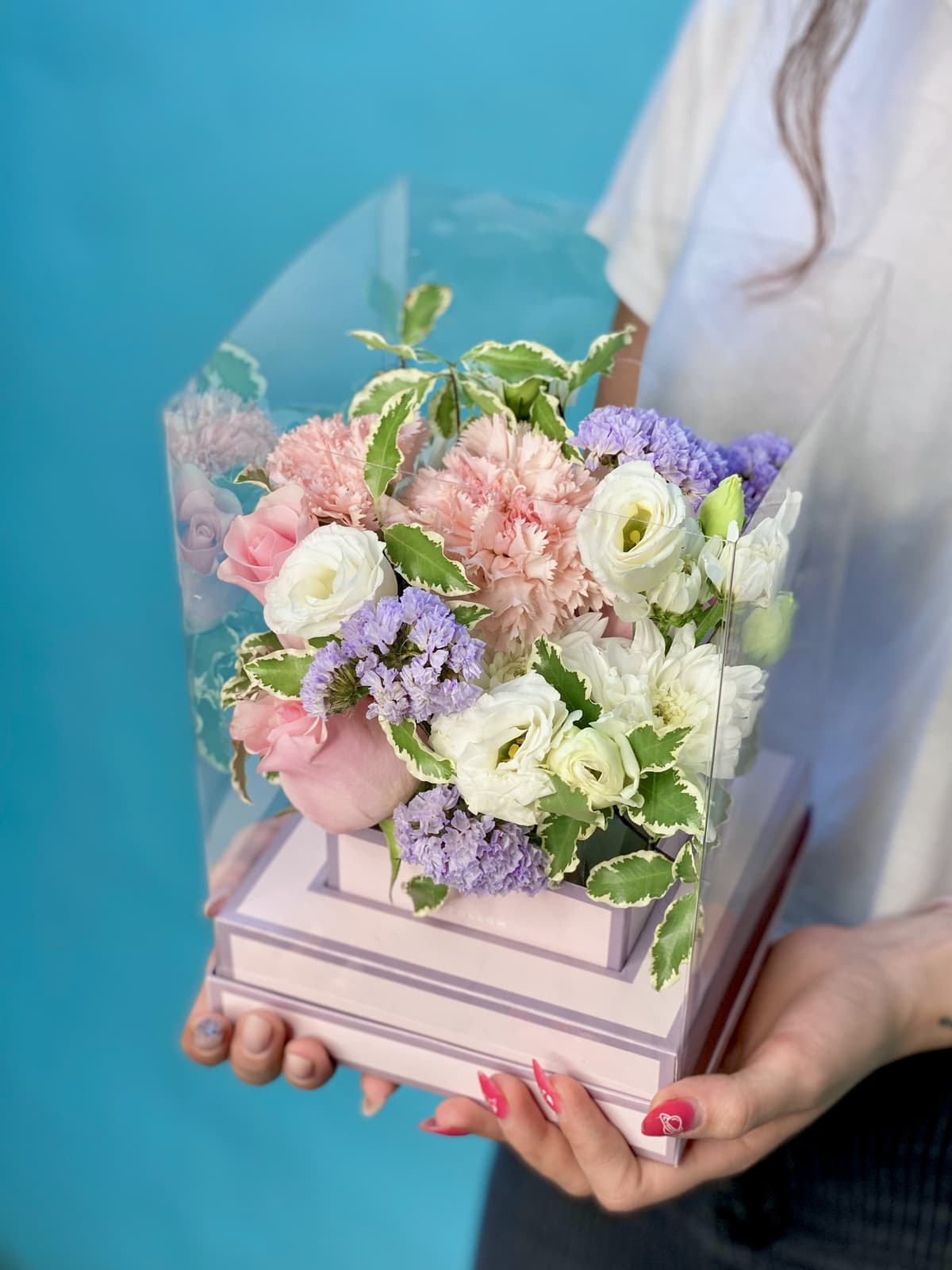 Оригинальная композиция в прозрачном боксе №1