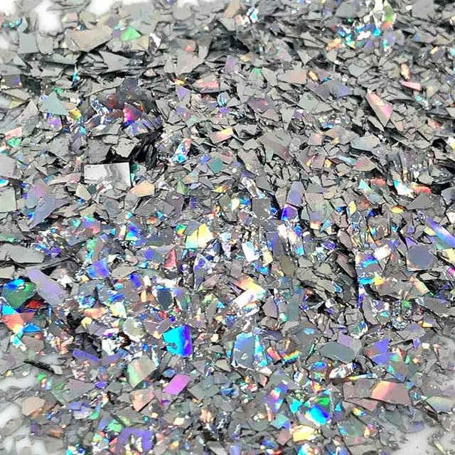 Конфетти блестки,серебро голограф ,фольга 1 гр Конфетти блестки,серебро голограф ,фольга 1 гр