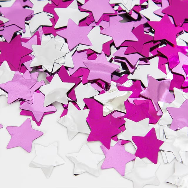 Конфетти фольга, звезды розовый микс 1,5 см 1 гр Конфетти фольга, звезды розовый микс 1,5 см 1 гр