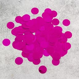 Конфетти круглое фуксия 1 гр