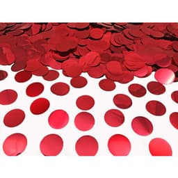 Конфетти круглое красное 1 гр