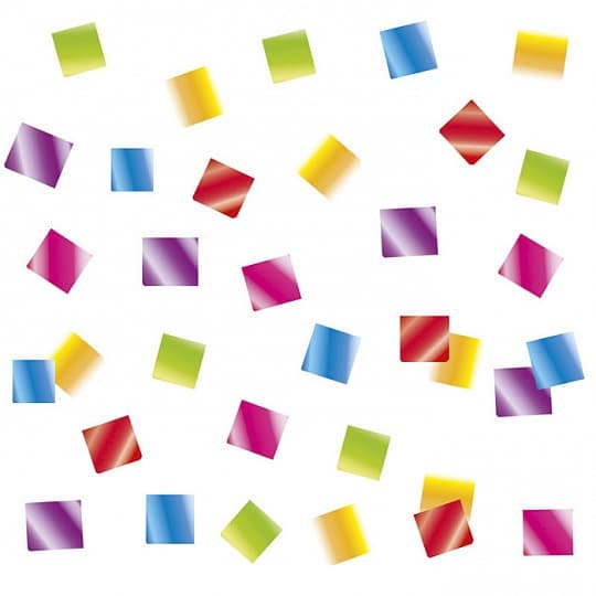 Конфетти квадратное разноцветное 1 гр