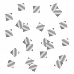 Конфетти квадратное серебро 1 гр