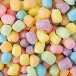 Конфетти пенопласт, маршмеллоу, цветной микс, Мультиколор, Макарунс, 20 - 25мм пачка 10гр.