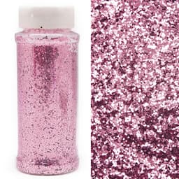 Конфетти шестигранное розовое 1 гр