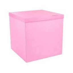 Коробка 70*70*70 см для сюрприза розовая