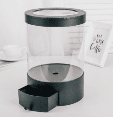 Коробка аквариум черная 20*20*32,5