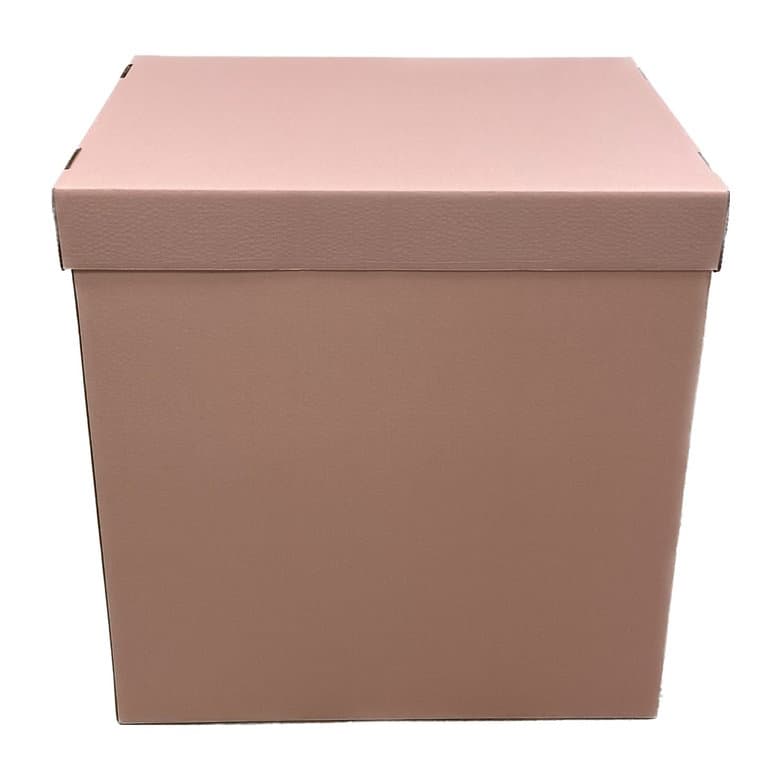 Коробка для шаров пудровая 60*60*60см