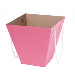 Коробка для цветов Крафт-Розовый 160*280*280 мм