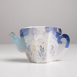 Коробка-переноска чайник «Цветы» 13 х 9,5 см