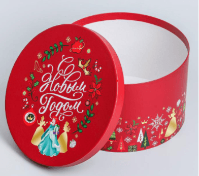Коробка "С новым годом!", Disney, 25 × 25 × 15 см