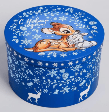 Коробка "С новым годом!", Disney, 25 × 25 × 15 см Коробка "С новым годом!", Disney, 25 × 25 × 15 см