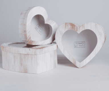Коробка-сердеце с PVC «Только для тебя», 22 х 20 х 9 см