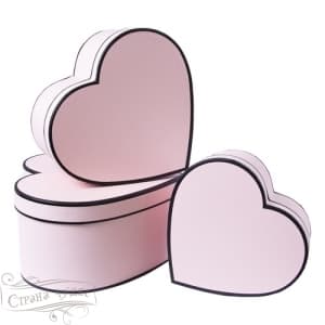 Коробка "Сердце" кайма пудровая 28.3 x 25.8 x13.5 см Коробка "Сердце" кайма пудровая 28.3 x 25.8 x13.5 см