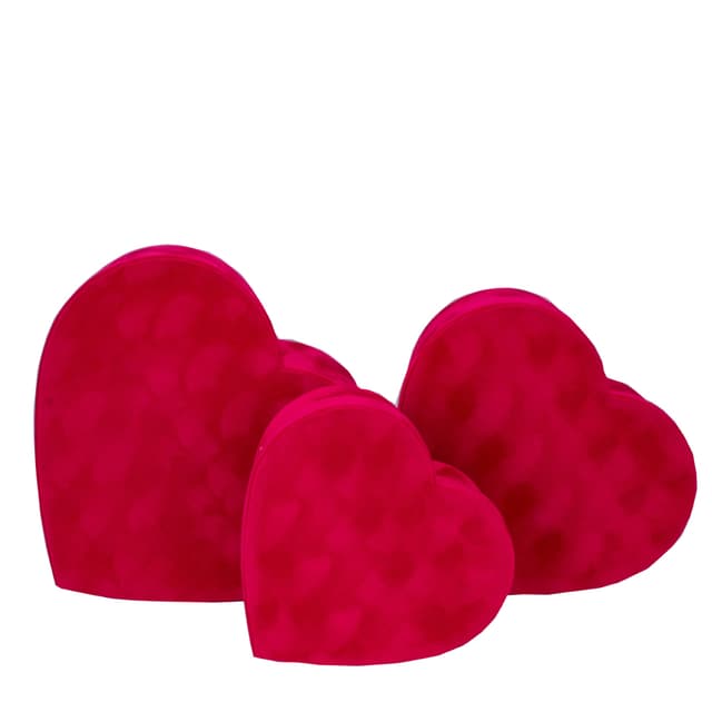 Коробка сердце велюр красное S 20,7 x 19,5 x 8 см Коробка сердце велюр красное S 20,7 x 19,5 x 8 см