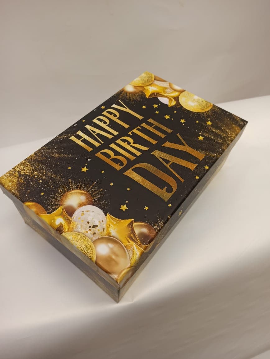 Коробка складная "Happy Birthday", 22 х 13 см