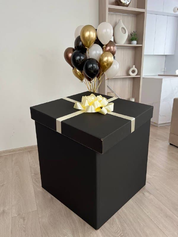 Коробка сюрприз «Черный и коричневый»