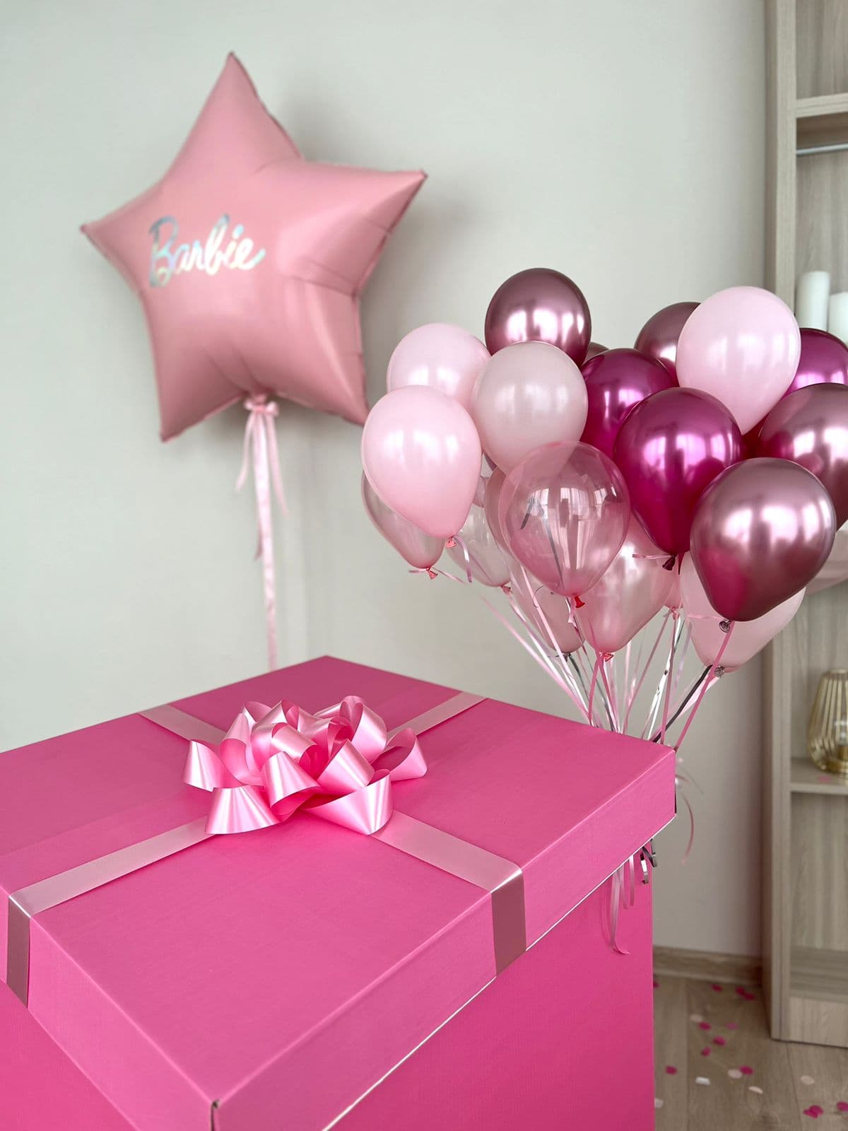 Коробка сюрприз «Розовая кукла»