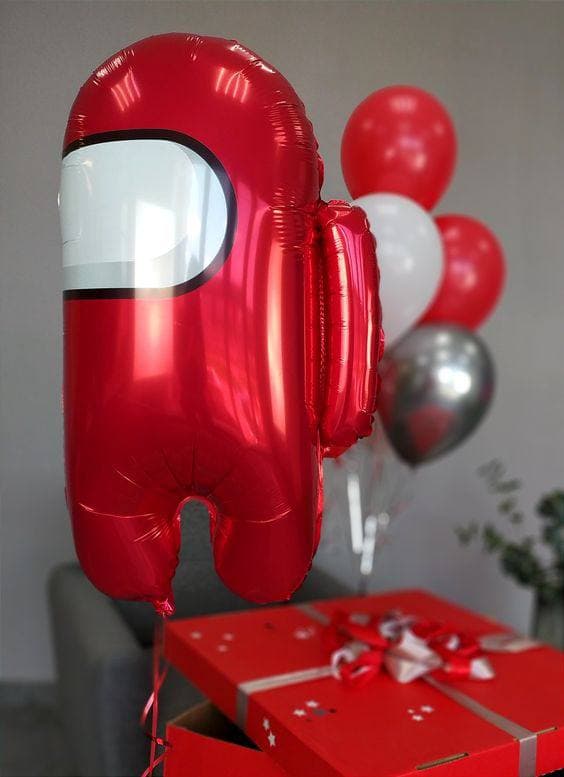 Коробка сюрприз с шарами «Космонавтики»