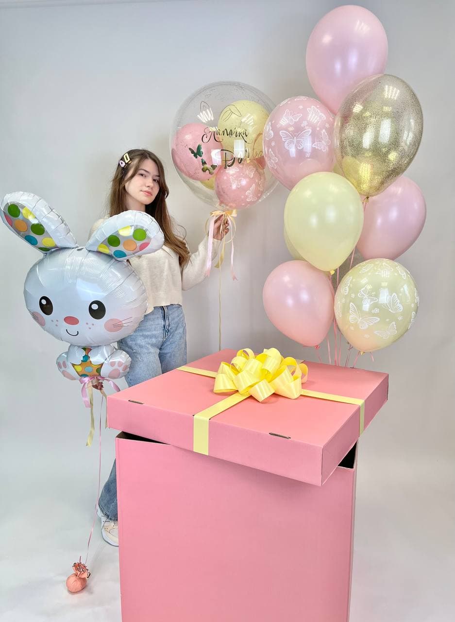 Коробка сюрприз "Зайка"