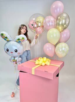 Коробка сюрприз "Зайка"